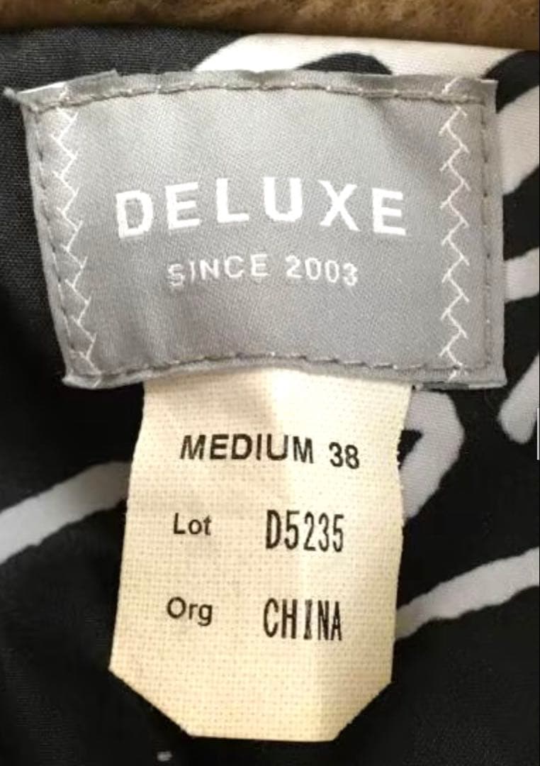 DELUXE デラックス ファー コート D5235 M 定価57800円