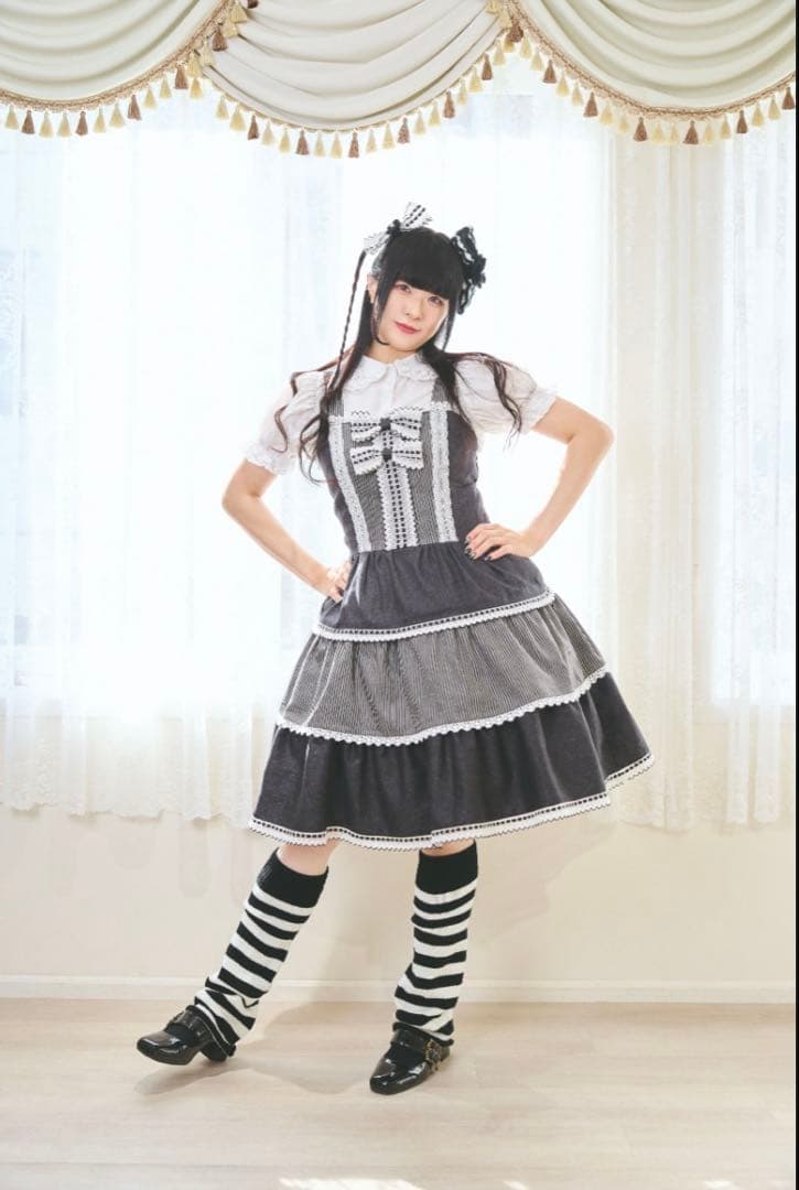 【Moonrise Theater】ドーリーデニム ジャンパースカート