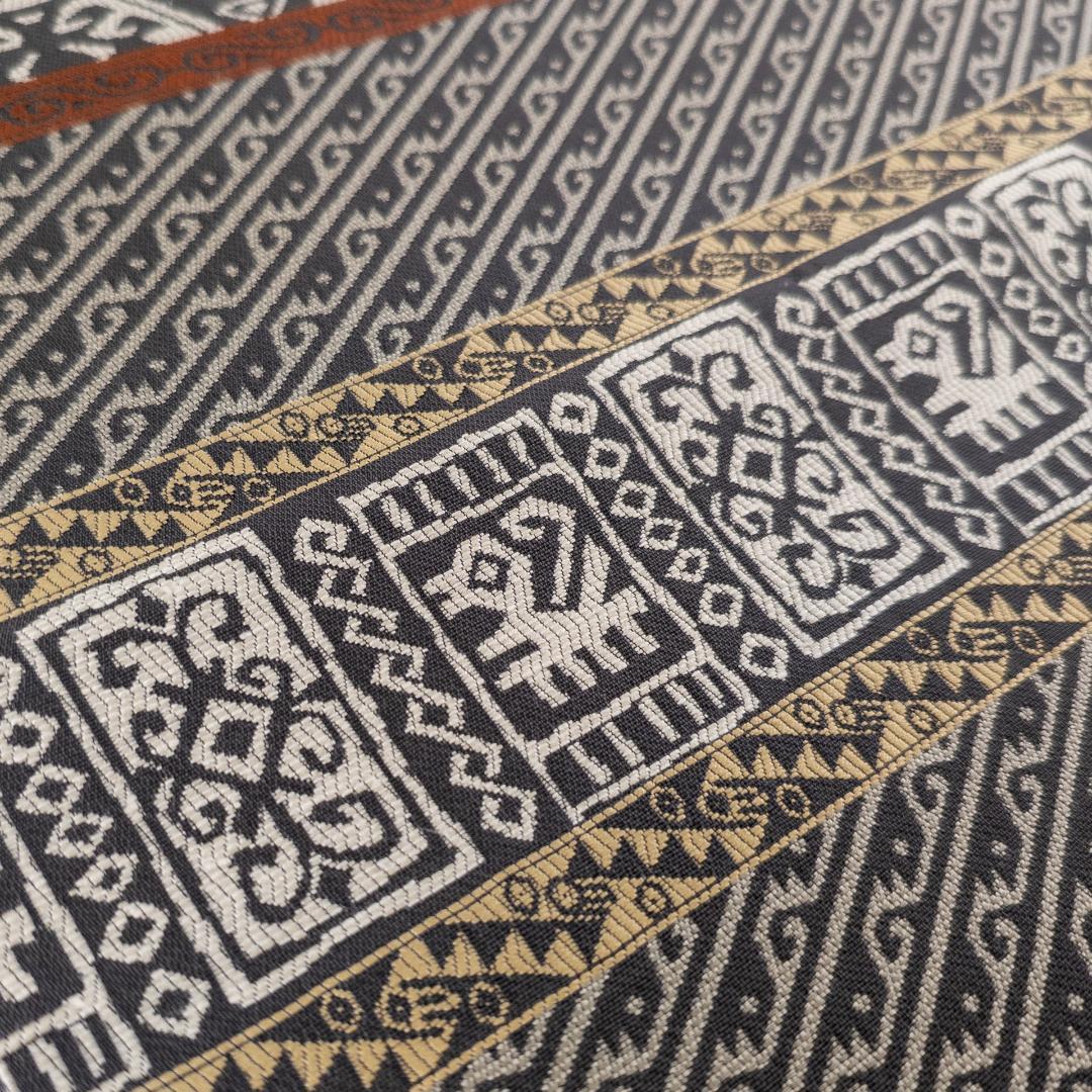 Morocco R7SK1383 袋帯 洒落袋帯 コプト 幾何文様 六通柄