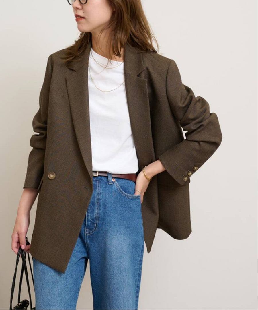 ジャーナルスタンダードレリューム シャークツイードテーラードジャケット