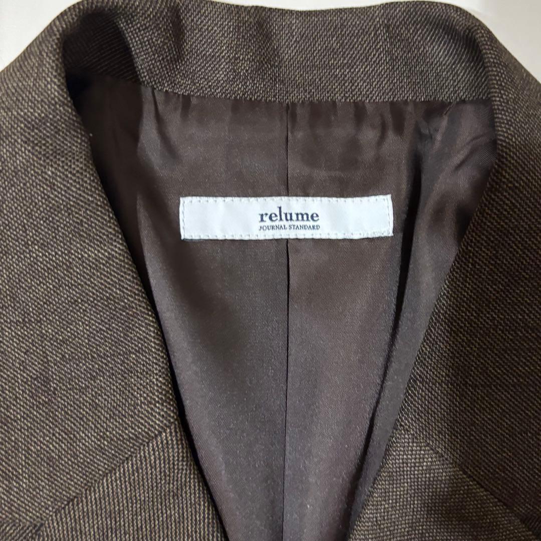 ジャーナルスタンダードレリューム シャークツイードテーラードジャケット