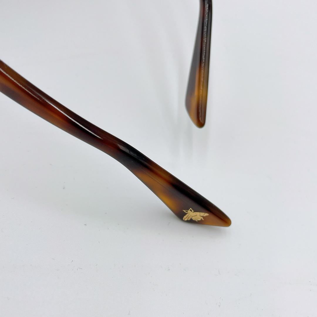 美品 GUCCI サングラス ウェリントン ビー インターロッキングm505