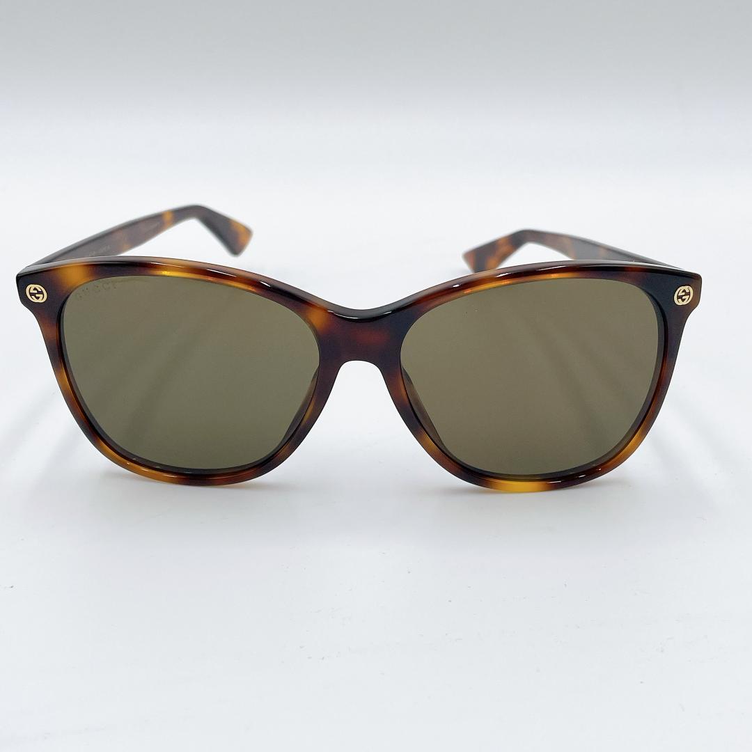 美品 GUCCI サングラス ウェリントン ビー インターロッキングm505