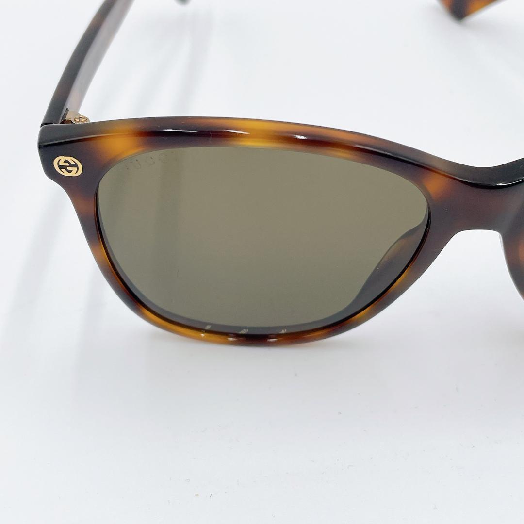 美品 GUCCI サングラス ウェリントン ビー インターロッキングm505