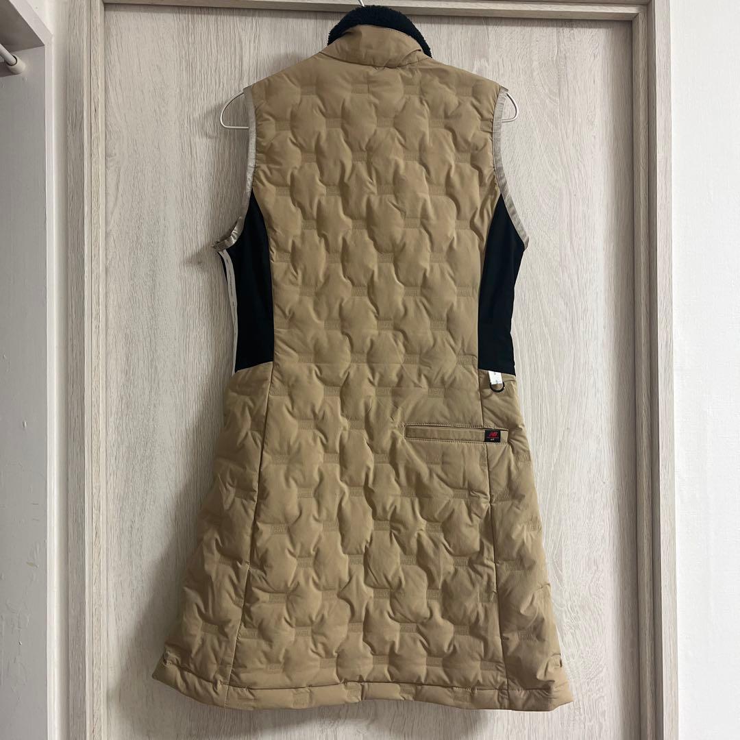 【新品】ニューバランスゴルフ ダウンワンピース ベージュサイズ1 （M）