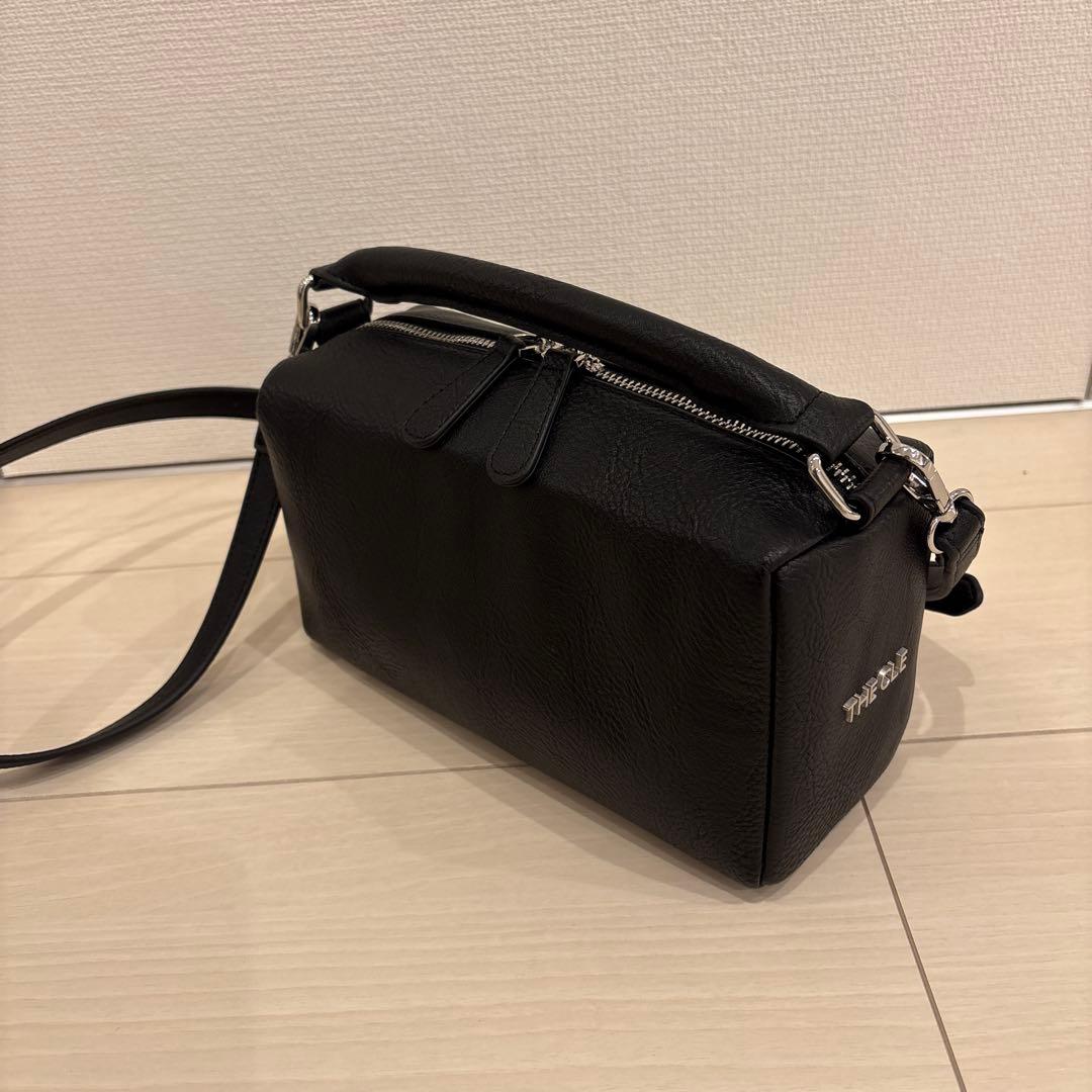 thecle ザクレ　BOX BAG ショルダーバッグ ブラック　2way