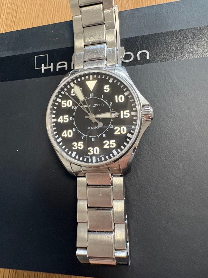 HAMILTON ハミルトン カーキ アビエーション パイロットH646110