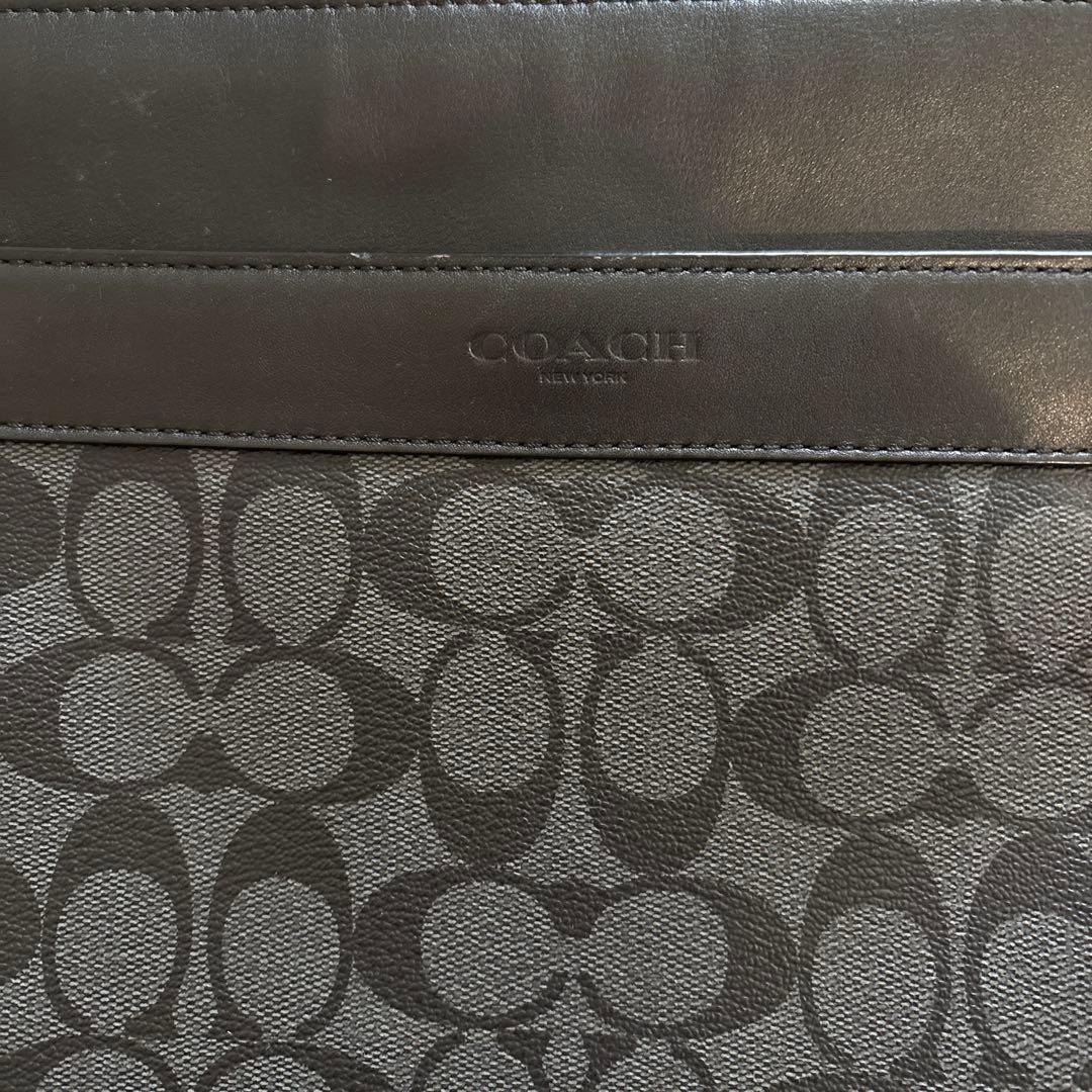 COACH レザーショルダーバッグ ブラック