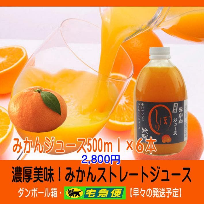 【エン】みかんジュース500ｍｌ×6本＊2箱+S・Mマドンナ6Kg