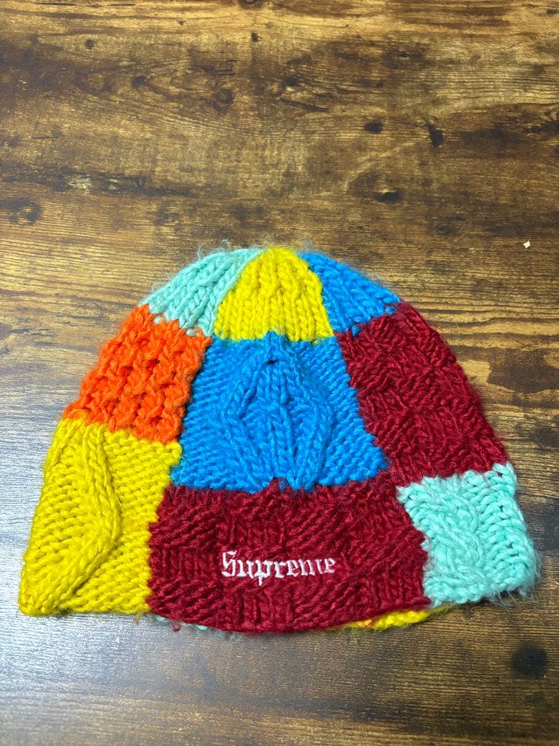 帽子 supreme Block Knit Beanie mulch 25ss
