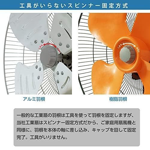 広電 KODEN 業務用扇風機 壁掛け型 45cm シルバー AZF451WMC