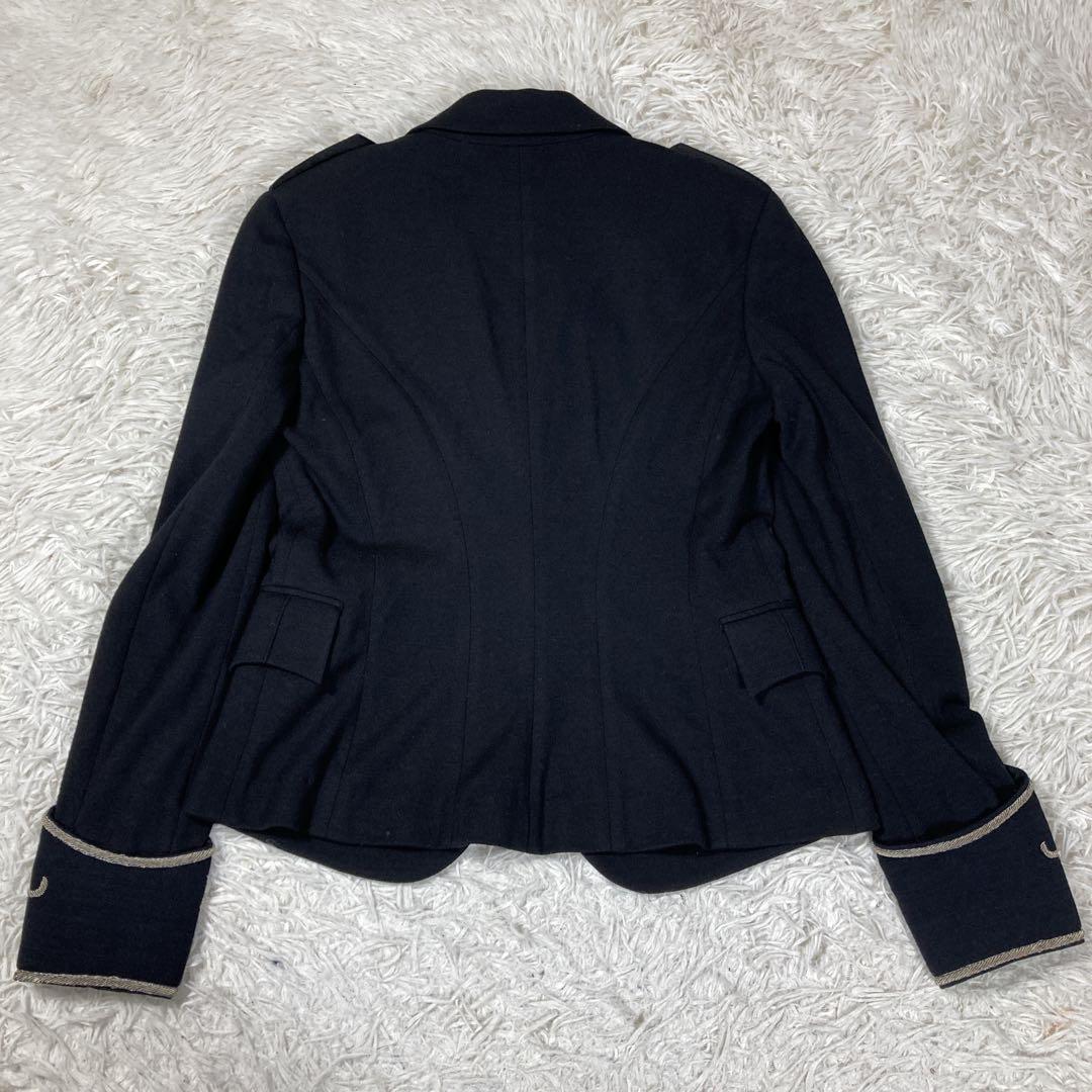 ポロラルフローレン　ナポレオンジャケット　ブラック　銀ボタン　サイズ2(M)