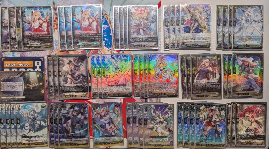 ヴァンガード ミネルヴァ デッキ パーツ・スリーブ・ケース・プレイマット付き