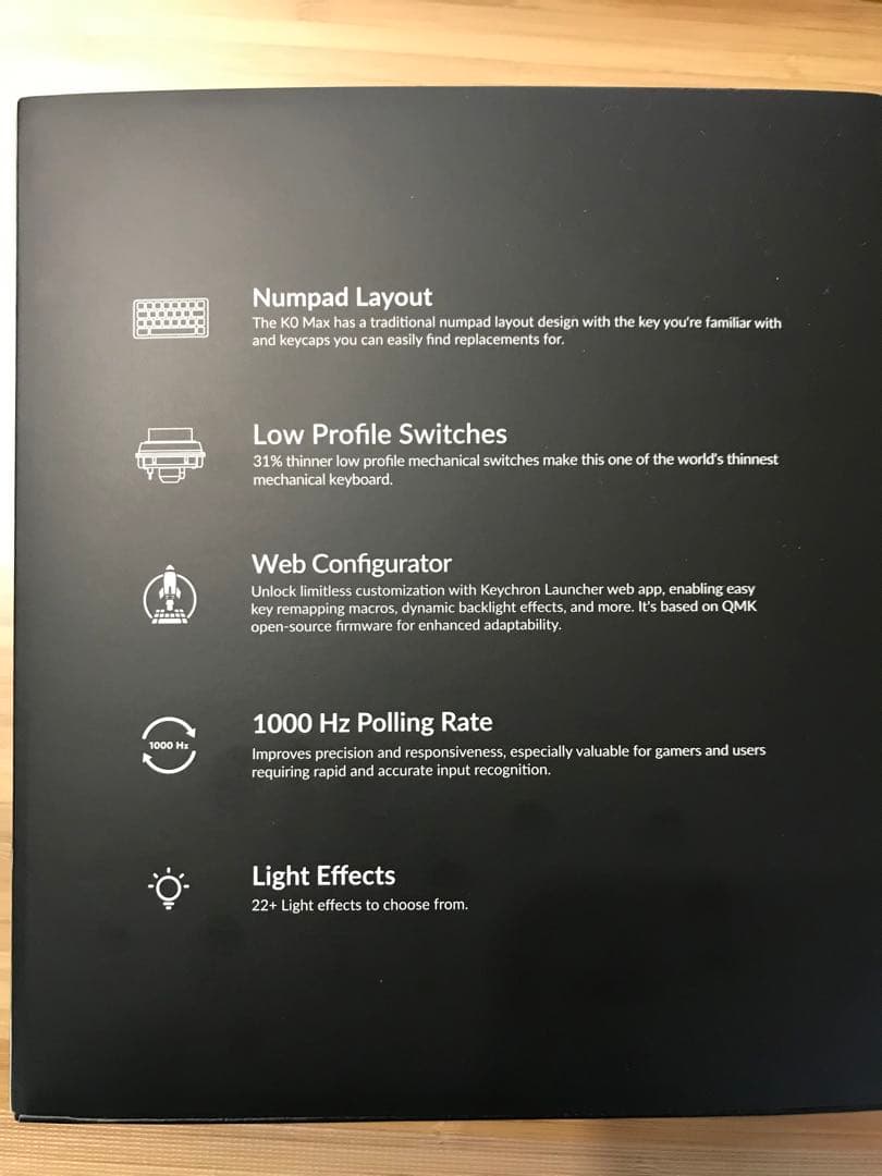キーボード Keychron K0 Max QMK
