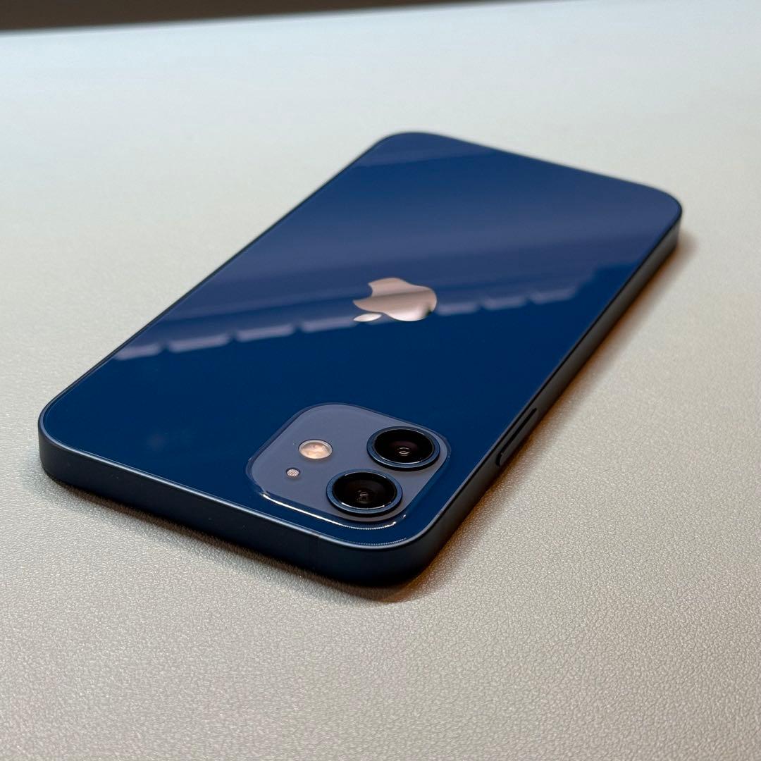 【美品】iPhone12 ブルー 128GB SIMフリー
