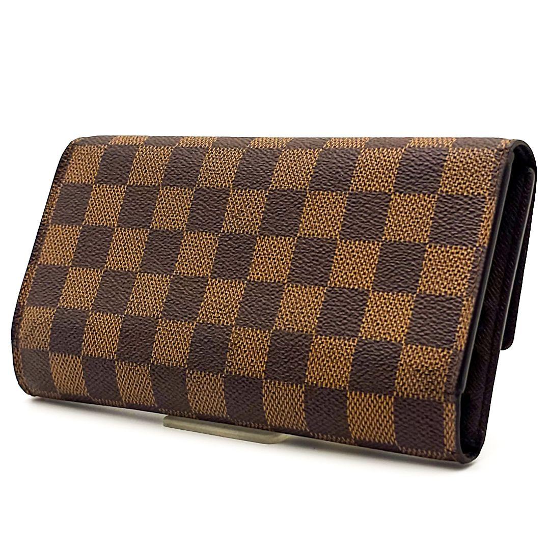 ルイヴィトン　ポルトトレゾール　インターナショナル　長財布　ダミエ　D88