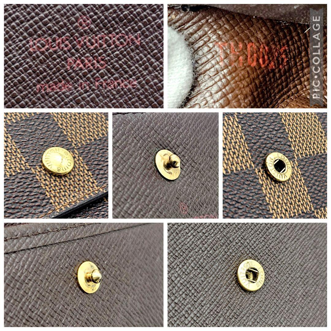 ルイヴィトン　ポルトトレゾール　インターナショナル　長財布　ダミエ　D88