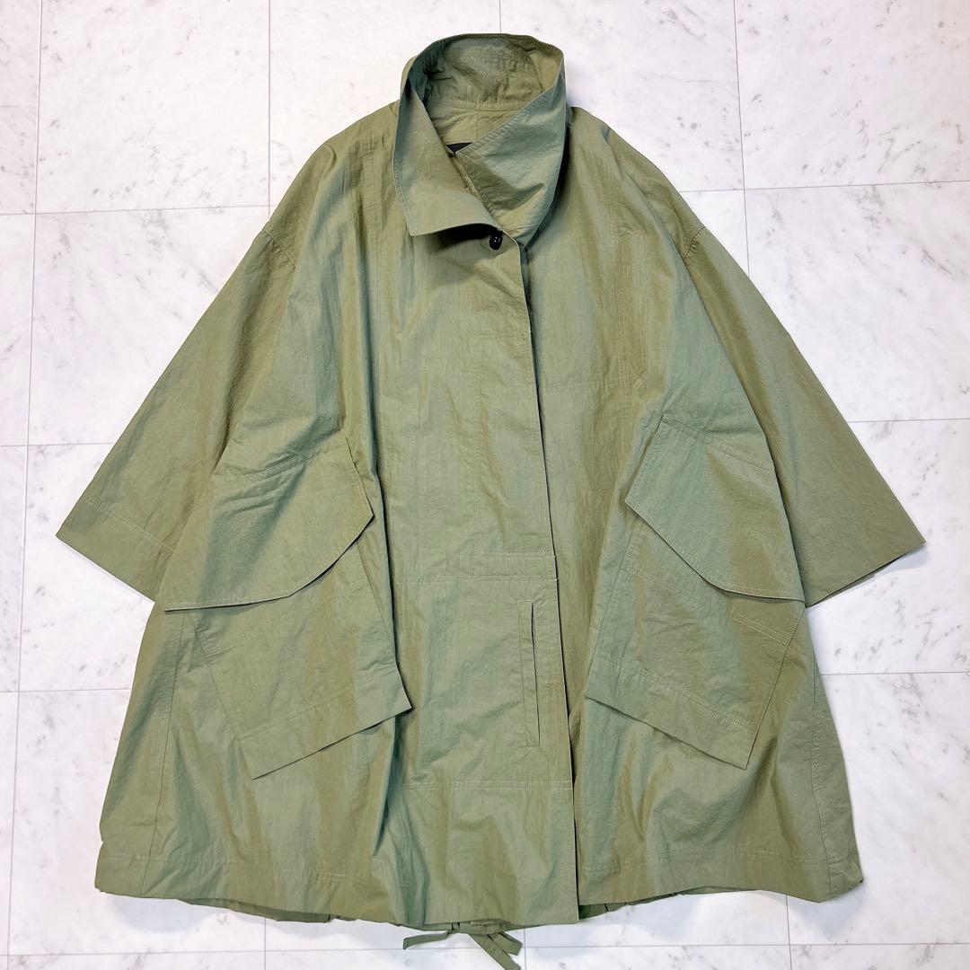 洗える 萌 MOYURU モッズコート 比翼仕立て ゆったり M〜L