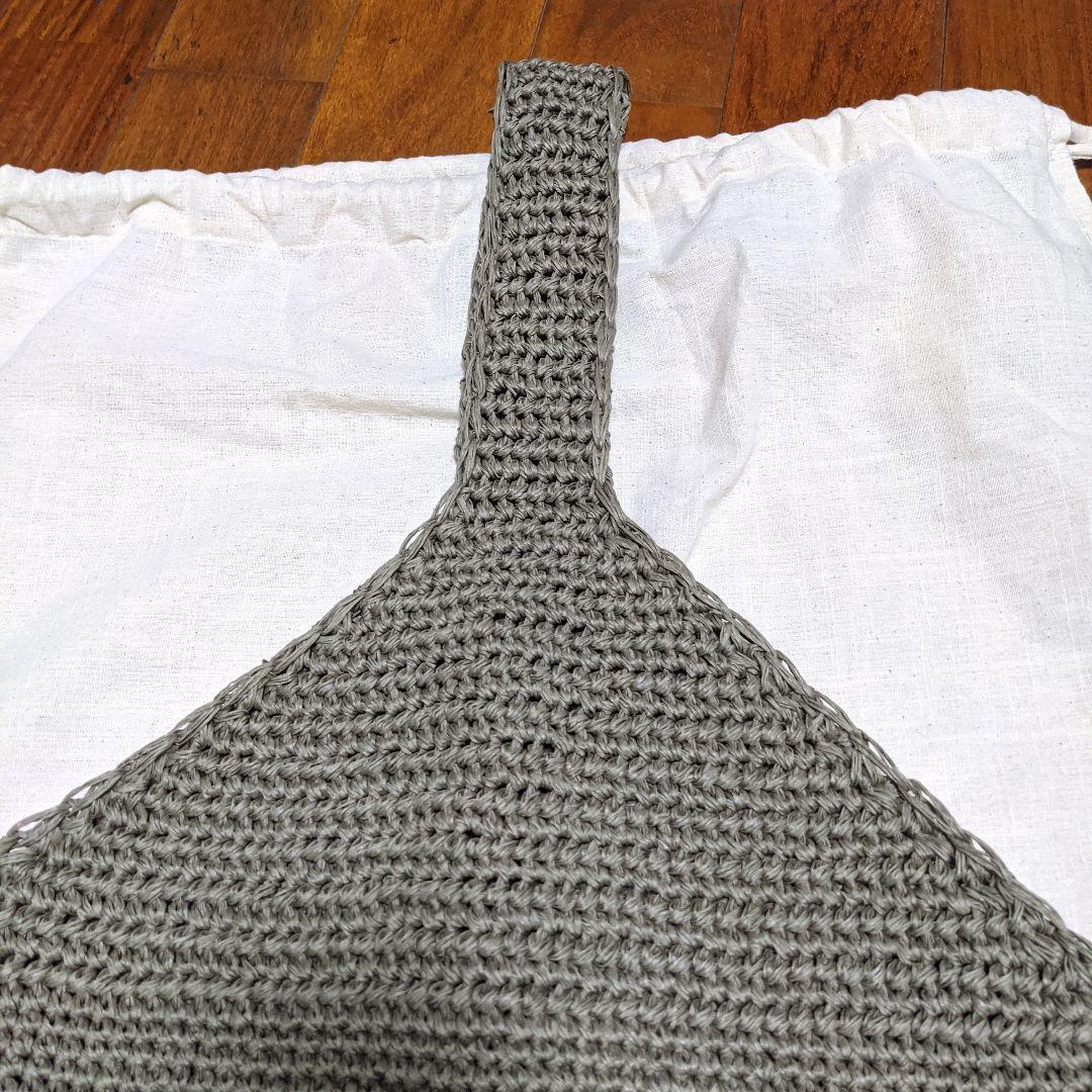 Aeta アエタ♡ SHOULDER : L ベージュ　ラフィアバッグ