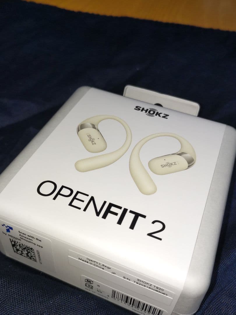 【未開封新品】SHOKZ OPENFIT 2 ワイヤレスイヤホン ベージュ