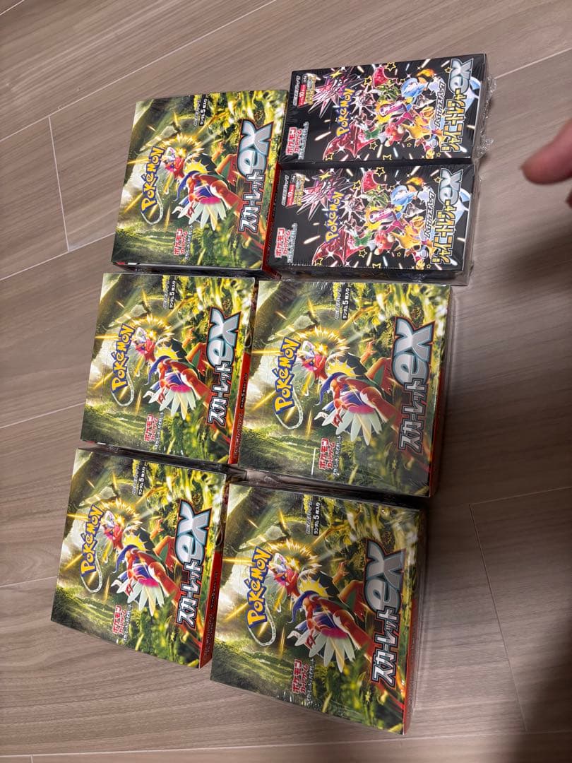 ポケモン　スカーレットex シャイニートレジャーシュリンク付き