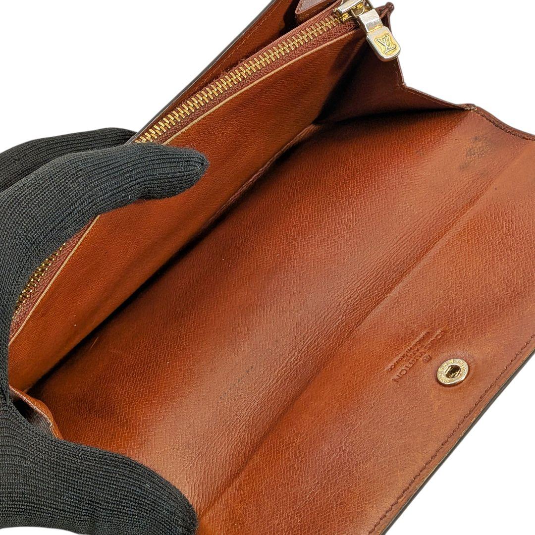 良品 ルイヴィトン モノグラム ポシェット ポルトモネ クレディ 967