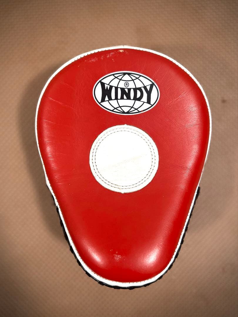 WINDY ウィンディ PP-10 パンチングミット ホワイト/レッド