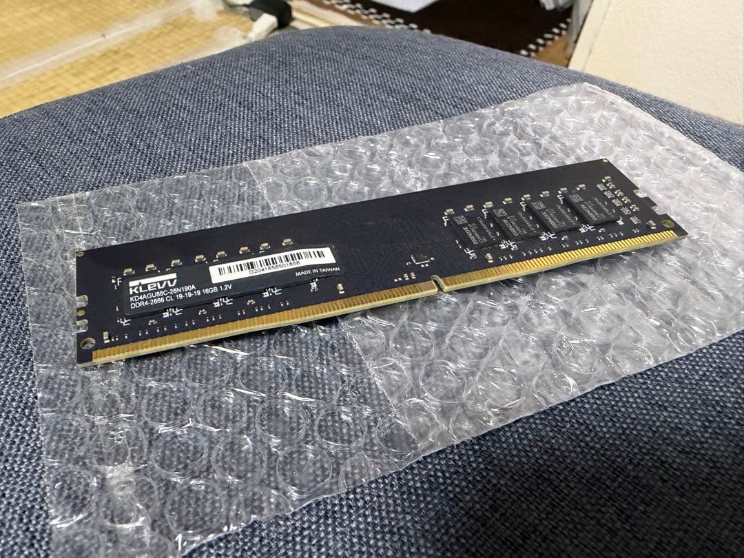 ddr4 2666 16gb klevv メモリー