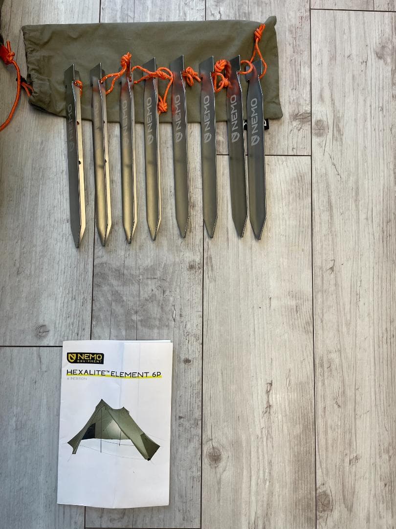 NEMO ニーモ　ヘキサライト エレメント 6p TCテント【美品】
