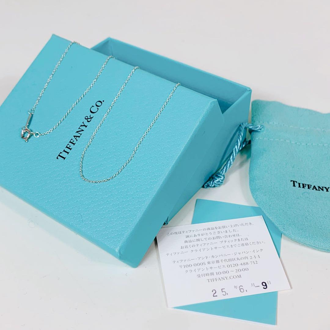 新品未使用 Tiffany＆Co.ティファニー SLV925 チェーンネックレス
