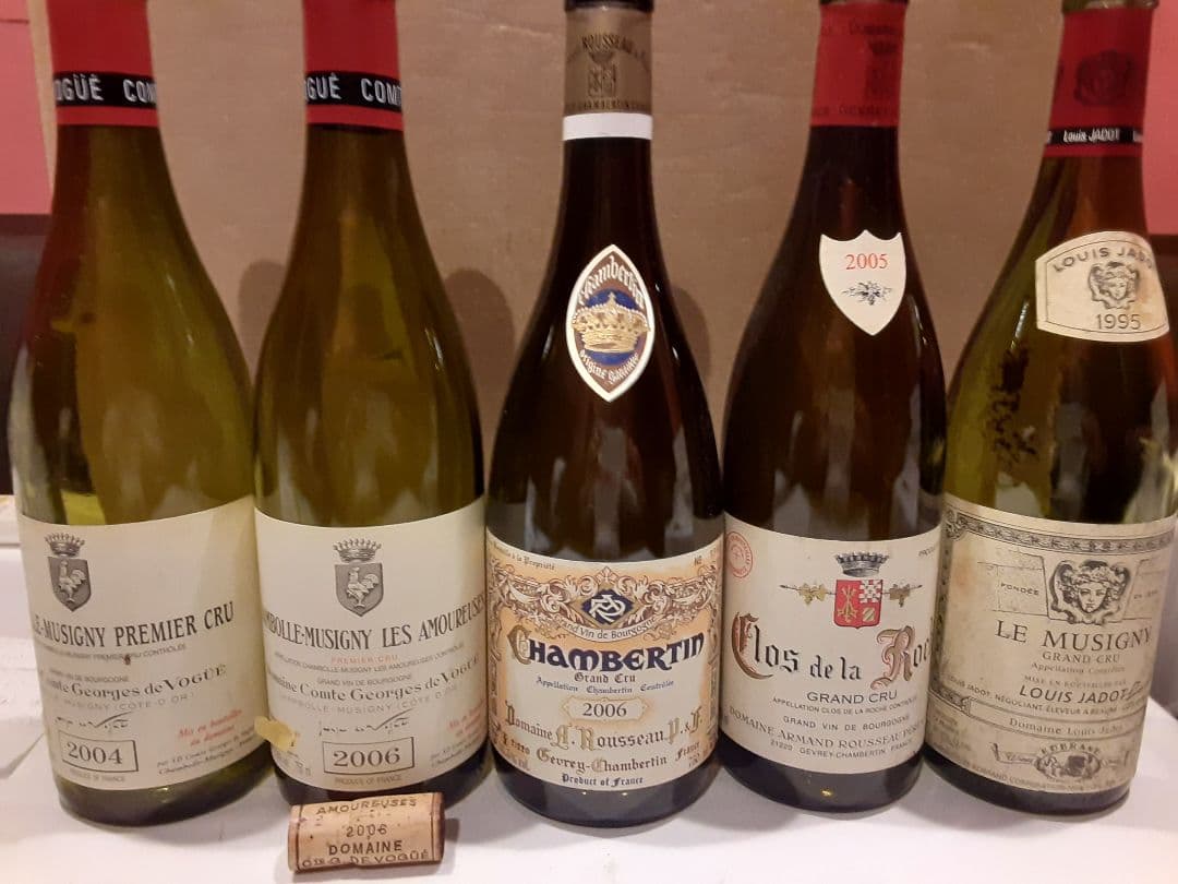 ブルゴーニュ グランクリュワイン空瓶 セット