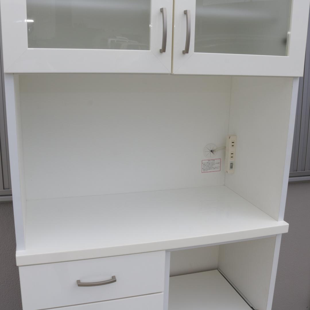 ニトリ 食器棚 コパン キッチンボード COPAIN 80KB ホワイト 白