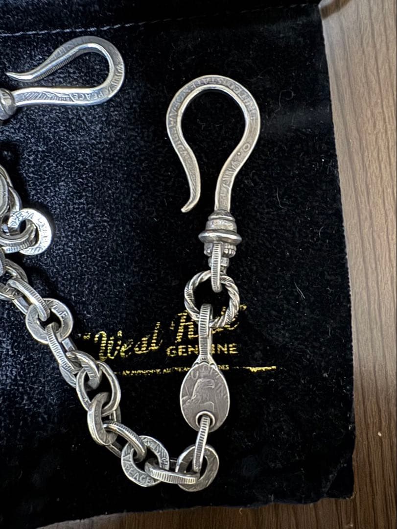 ウエストライド WESTRIDE シルバーウォレットチェーン