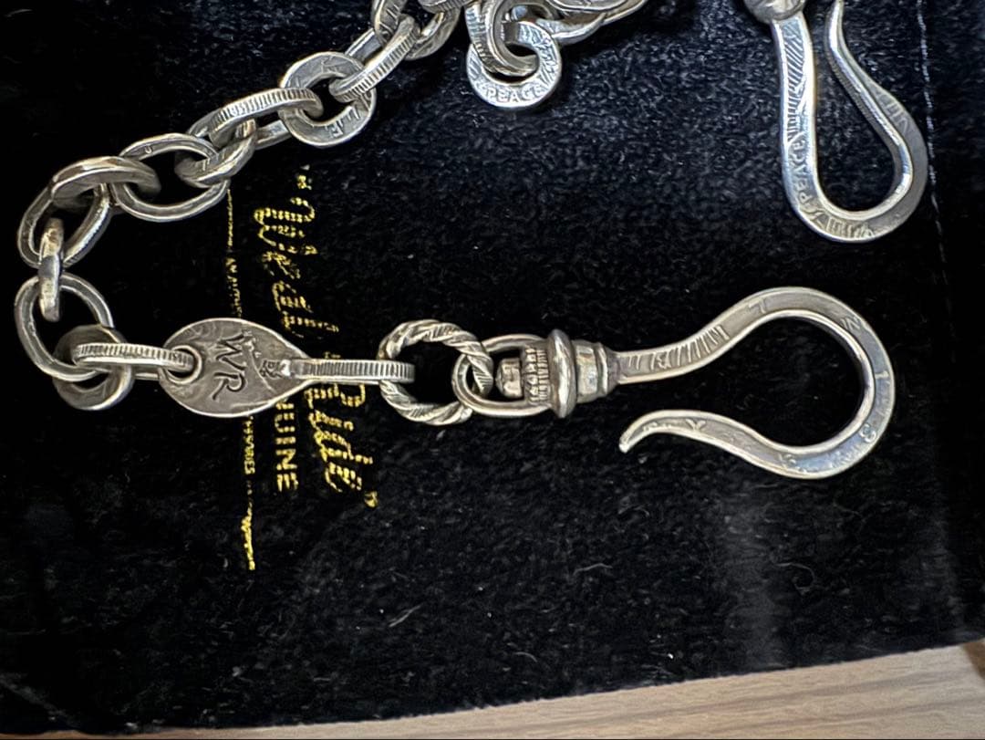 ウエストライド WESTRIDE シルバーウォレットチェーン