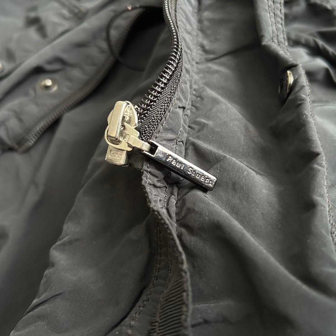 Paul Stuart 製品染め M-65型 ジャケット M ガーメントダイ 黒