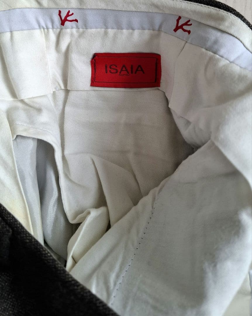 イザイア　スラックス　ウール100%