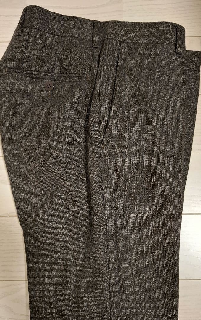 イザイア　スラックス　ウール100%