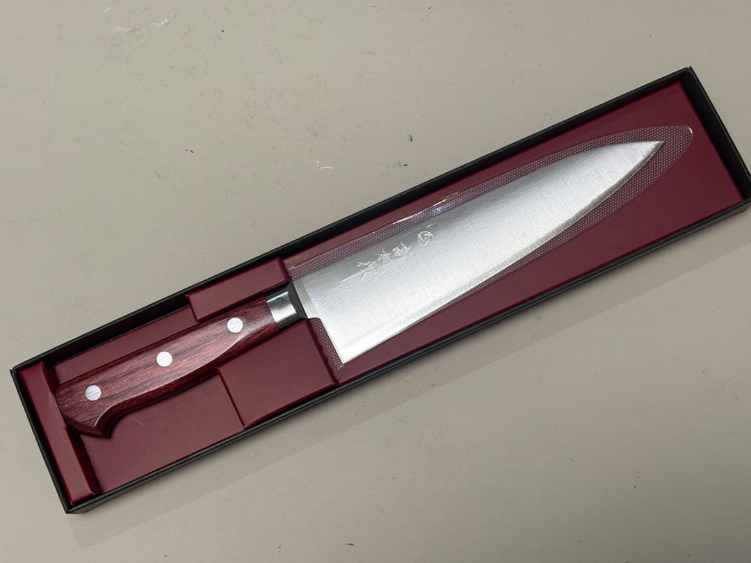 【新品未使用】高村刃物 牛刀 180mm 粉末ハイスSG2 高村作