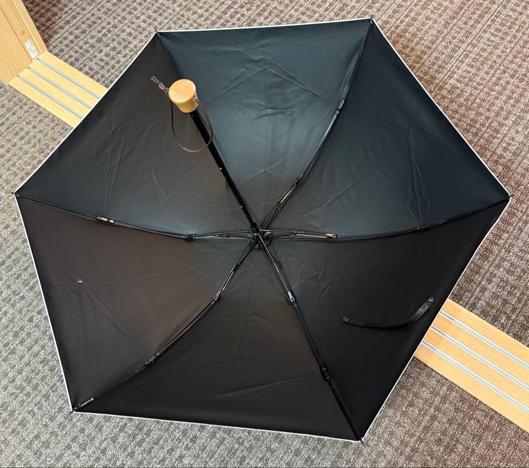 サンバリア100 折りたたみ傘 ３段折 ホワイト