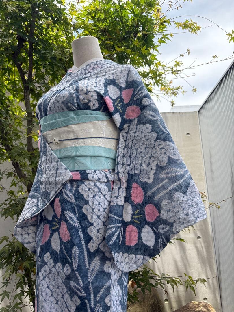 有松絞り浴衣♡スマイル♡ 休業中様