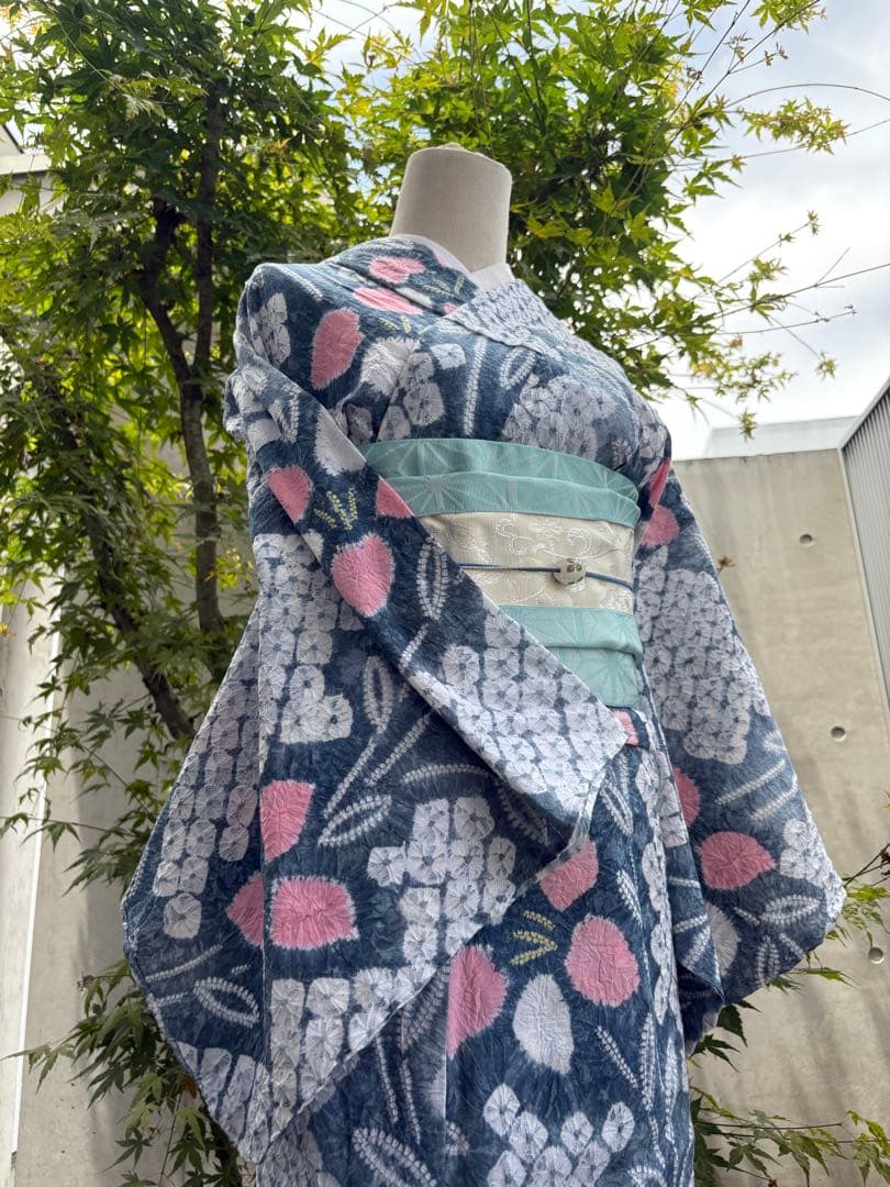 有松絞り浴衣♡スマイル♡ 休業中様