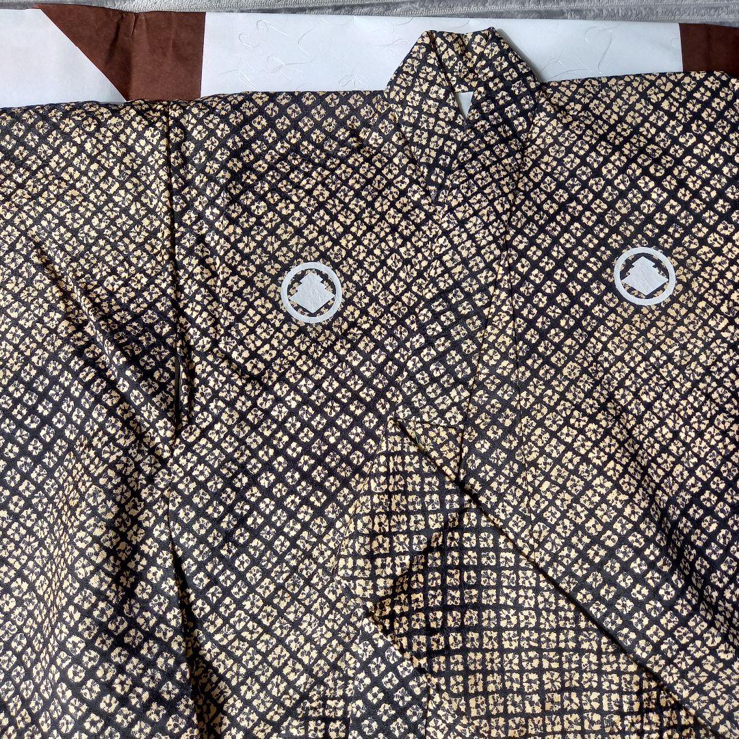 お宮参り　着物　男の子　産着　祝着　4点セット　正絹