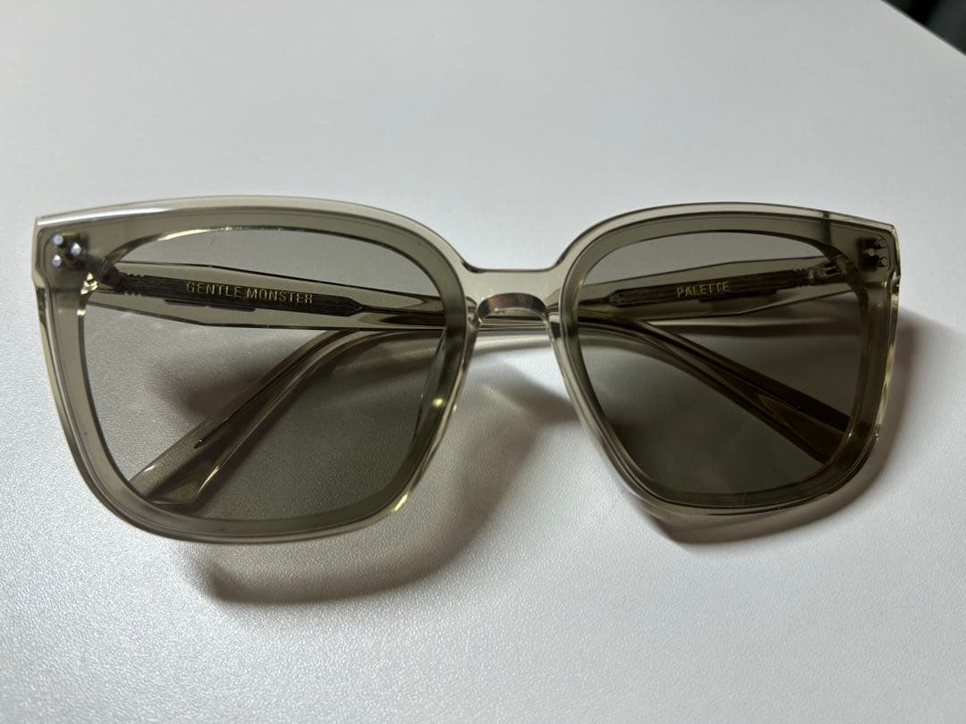 【正規品】GENTLE MONSTER サングラス Palette クリアグレー
