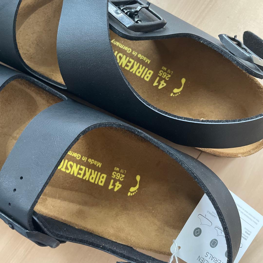 【新品　未使用】BIRKENSTOCK ミラノ ブラック サンダル 41