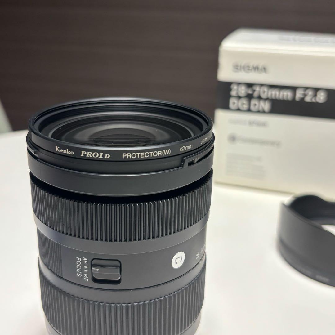 シグマ 28-70mm F2.8 DG DN ソニーEマウント用 プロテクター付