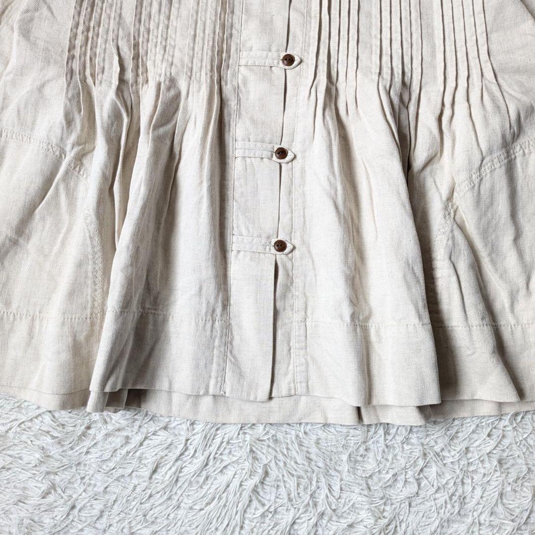 《新品タグ付》tumugu:/ツムグ　6.5ozコットンリネンデニム　ジャケット