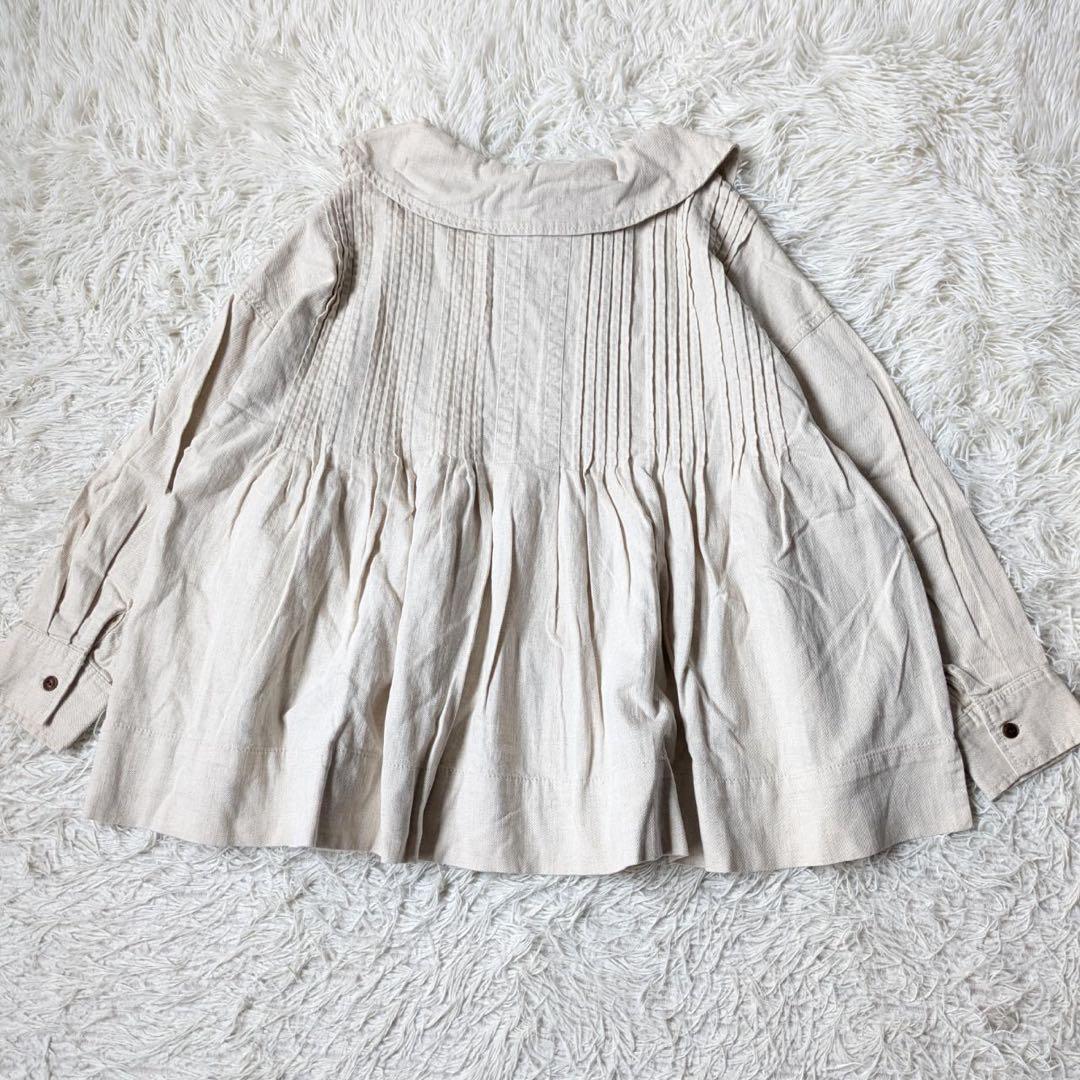 《新品タグ付》tumugu:/ツムグ　6.5ozコットンリネンデニム　ジャケット