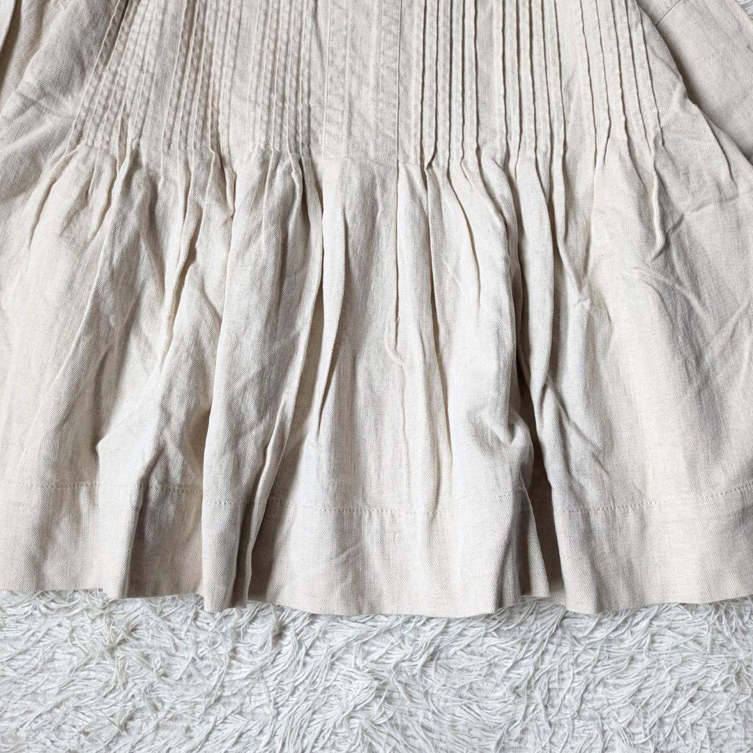 《新品タグ付》tumugu:/ツムグ　6.5ozコットンリネンデニム　ジャケット