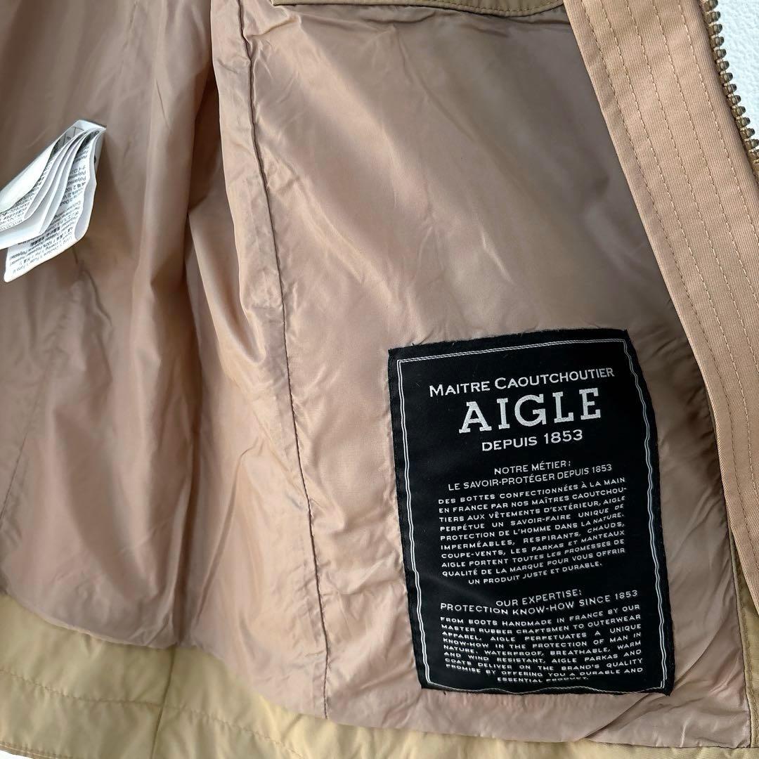 エーグル GORE-TEX 取り外せるフード付き アウター ベージュ M