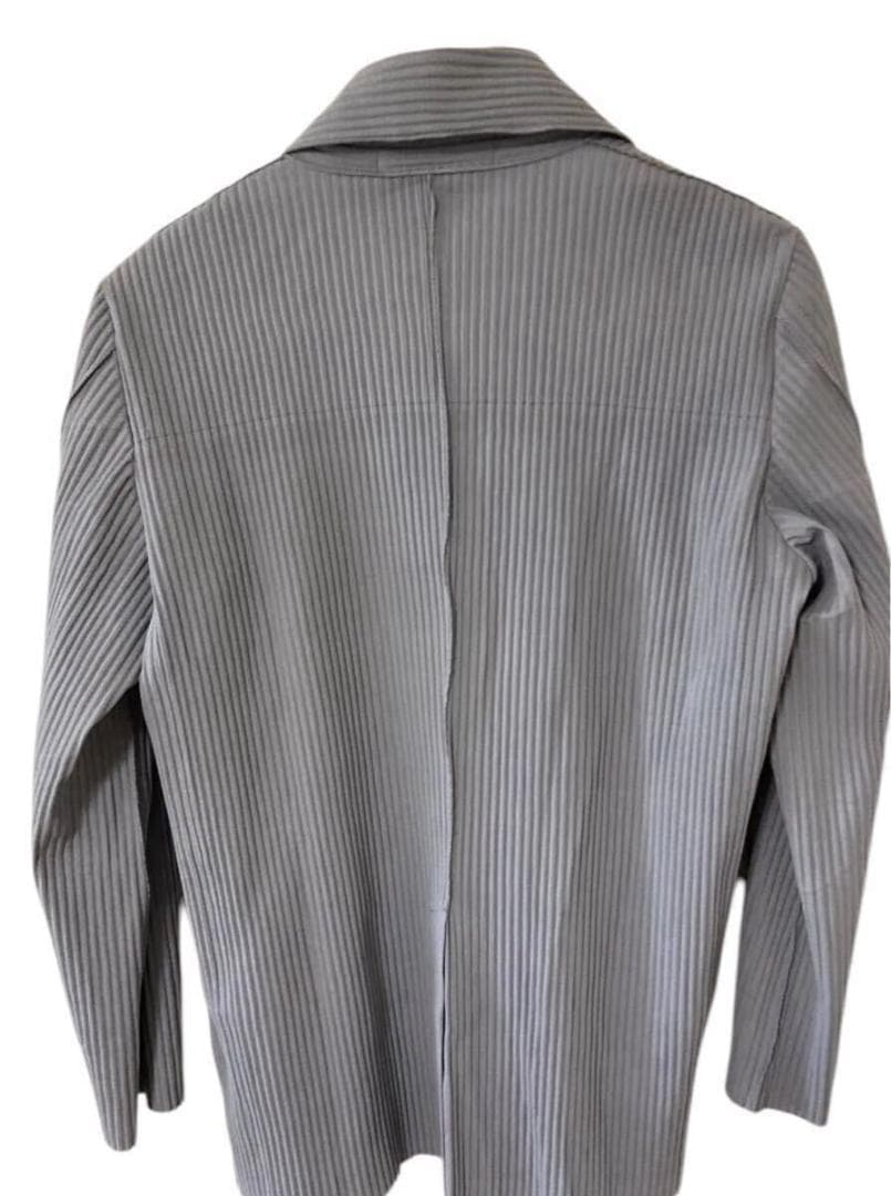 美品　me ISSEY MIYAKE A-POC テーラードジャケット グレー